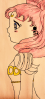 photo of a drawing of sailor moon character mini moon