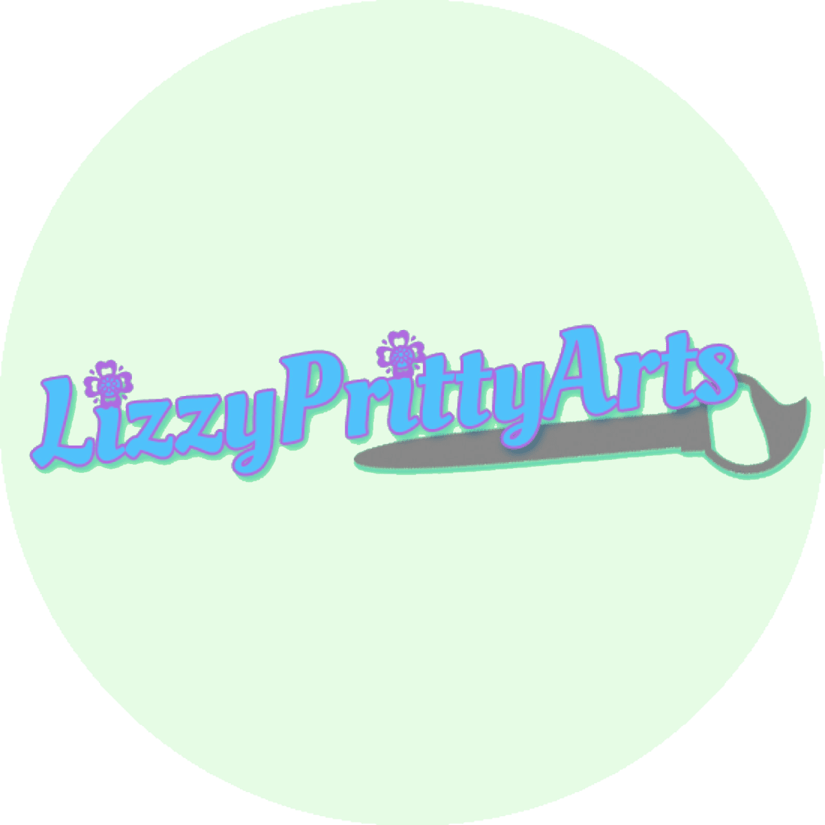 LizzyPrittyArts Logo Image - Large Image - Artist, Writer, And Graphic Designer