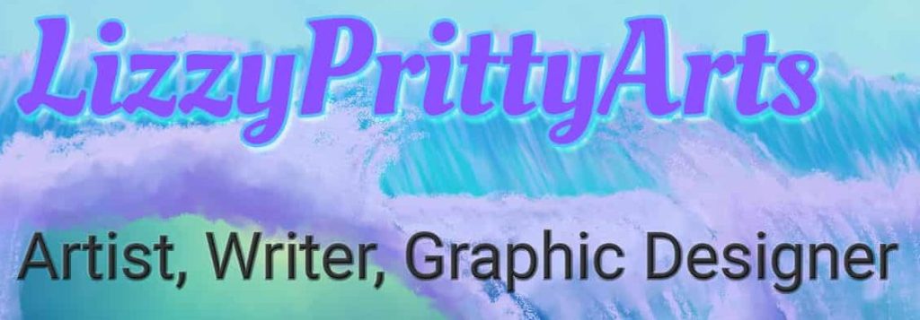 Logo image - Sunny Breakers Artwork Image - Lizzy Pritty Arts - Artist, Writer, Graphic Designer