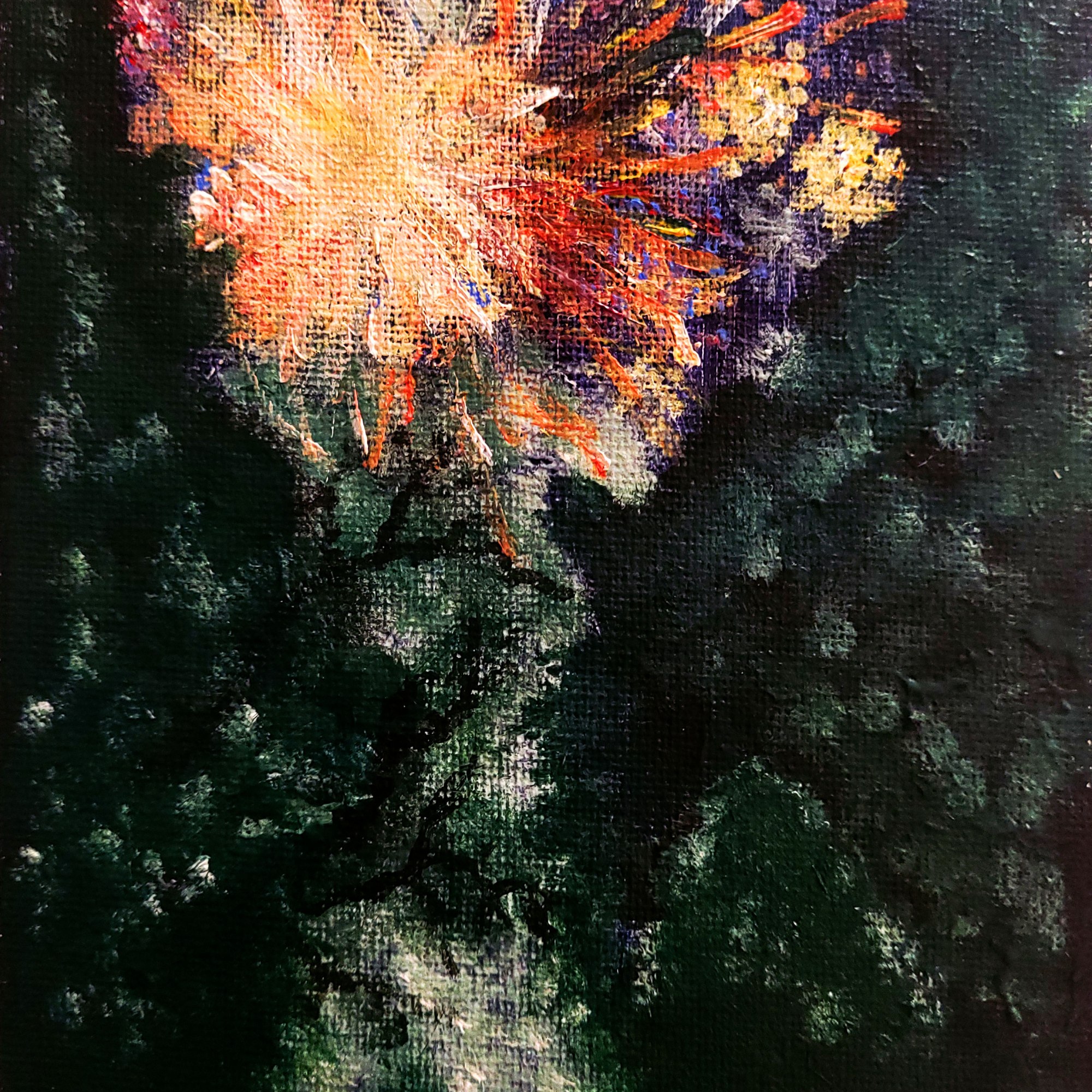 Fireworks Celebration: Acrylic paint on canvas Painting of a fourth of July Fireworks celebration. https://lizzyprittyarts.com/product-category/artwork-by-name/fireworks-celebration/ https://fineartamerica.com/featured/fireworks-celebration-lizzy-pritty-arts.html https://lizzyprittyarts.threadless.com/designs/fireworks-ccelebration