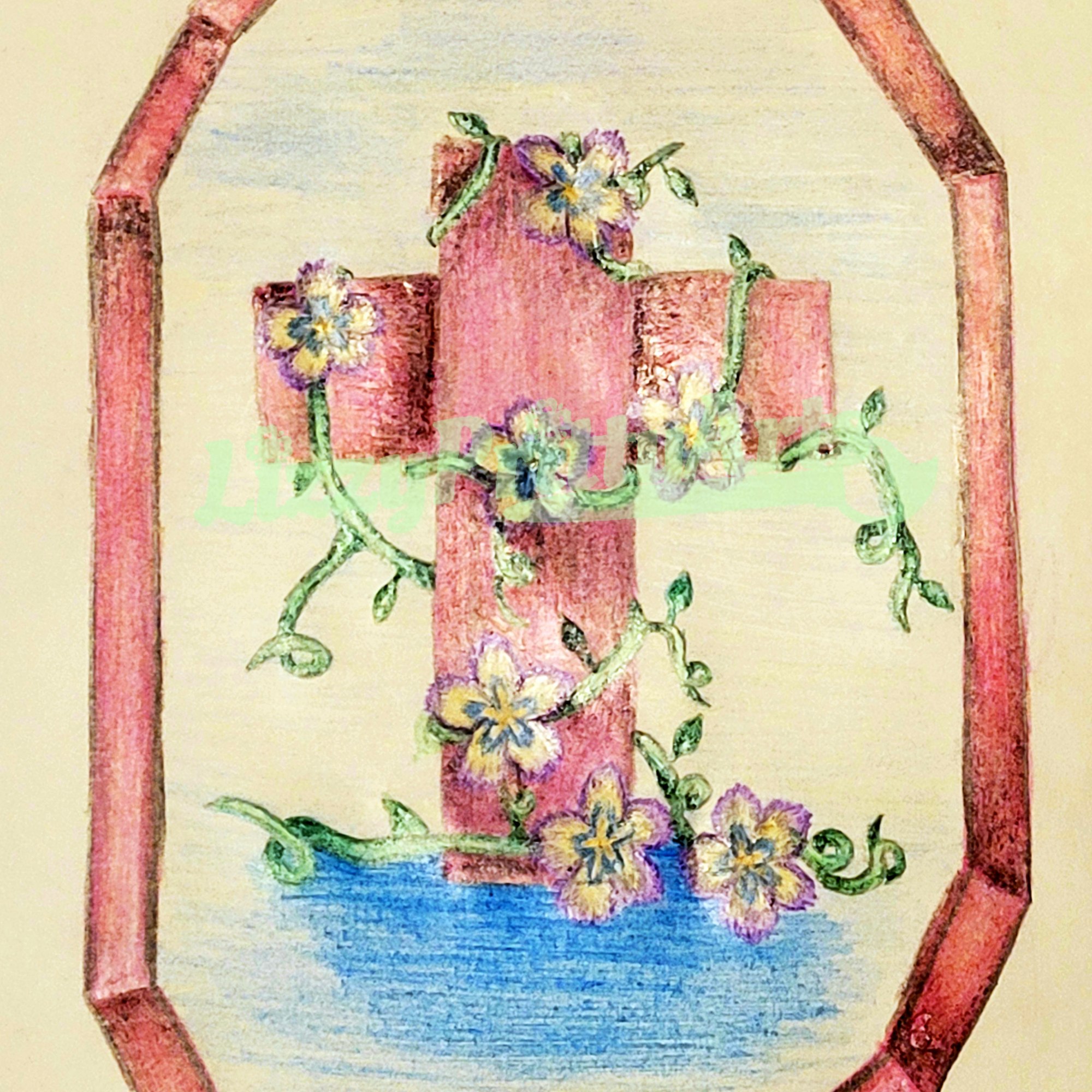 In Memory Of Loved Ones V2: Colored Pencil on paper This is a replica of a painting I did, which is called "In Memory of Loved Ones" using a different media form. https://lizzyprittyarts.com/product-category/artwork-by-name/in-memory-of-loved-ones-v2/ https://www.redbubble.com/shop/ap/83908772 https://lizzyprittyarts.threadless.com/designs/in-memory-of-loved-ones-v2